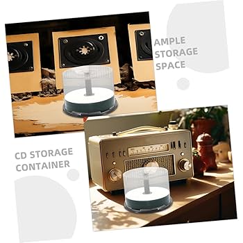 Amazon.co.jp: ETHZZLE 箱 Cdの空のバケツ 空のcdケース Cd